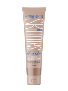 Skinnies SHEER GLOW Tinted Gel Sunscreen Bronze SPF50 1.6oz