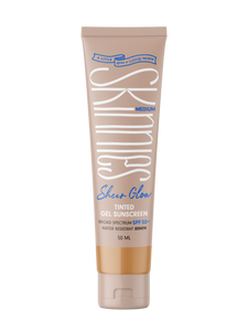 Skinnies SHEER GLOW Tinted Gel Sunscreen Medium SPF50 1.6oz