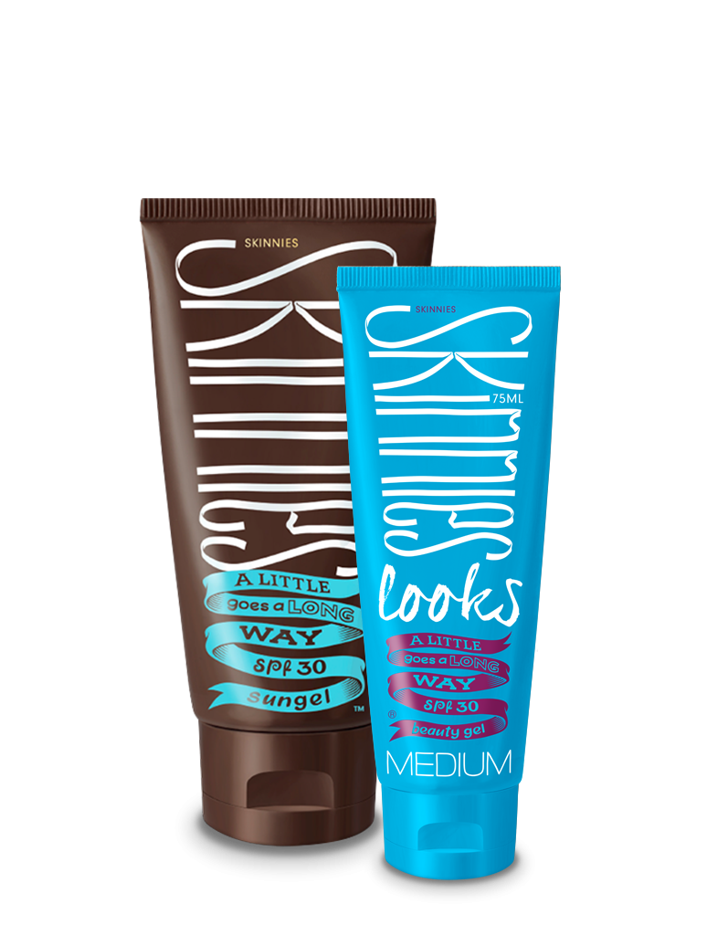 Skinnies Sungel SPF30 3.4oz One of Each Skinnies US